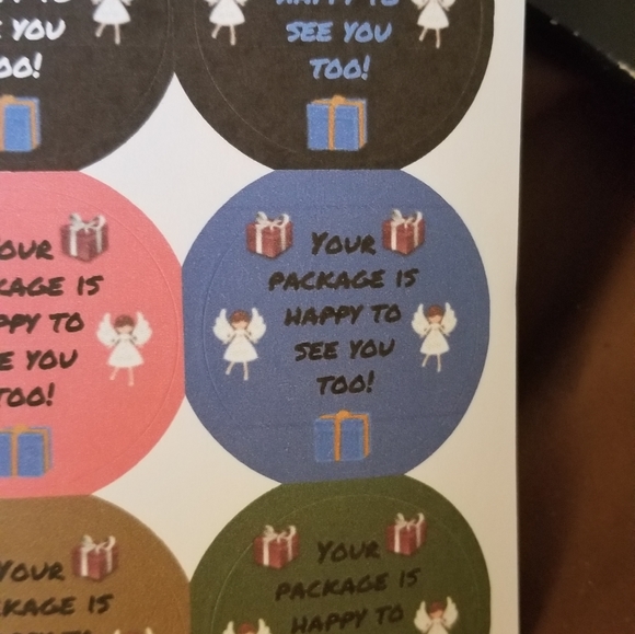 90 Labels Your Pkg is Happy to See You Too - Picture 5 of 16